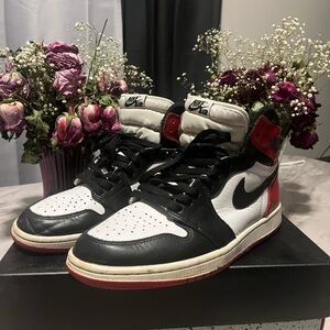 Jordan 1 Black Toes in Size 10.5 Mens